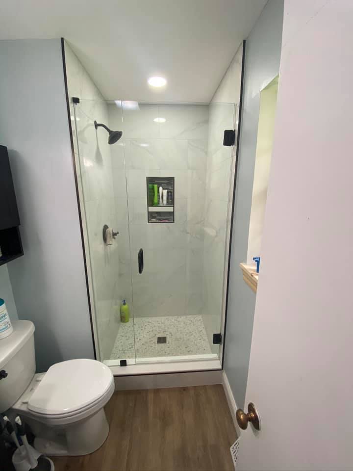 Bathroom construction project