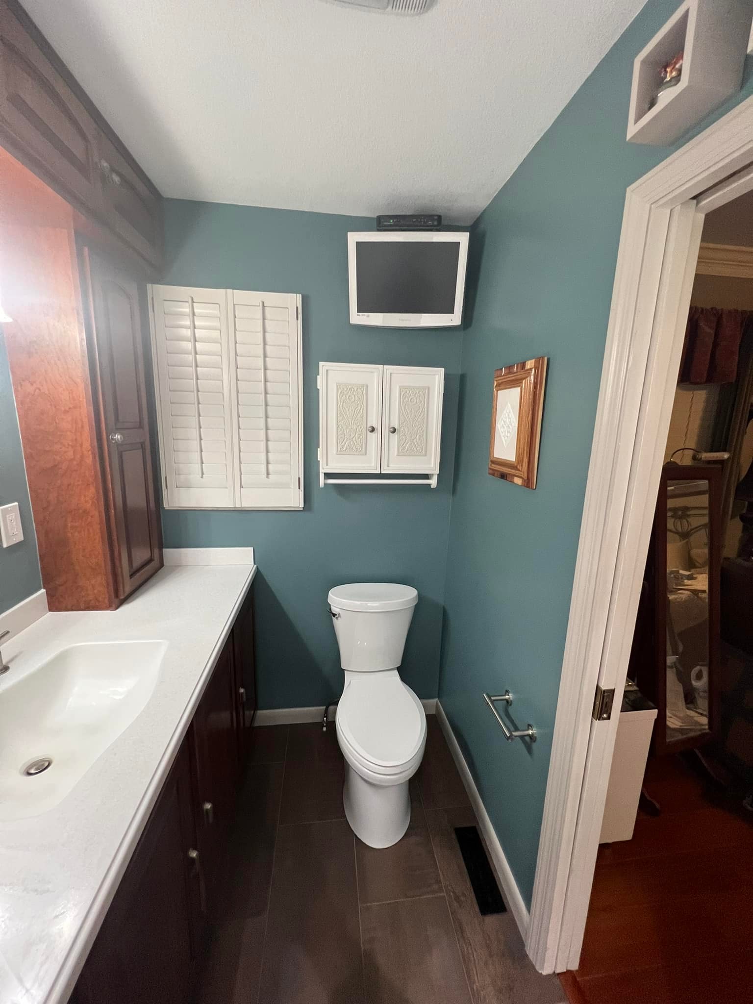 Bathroom construction project