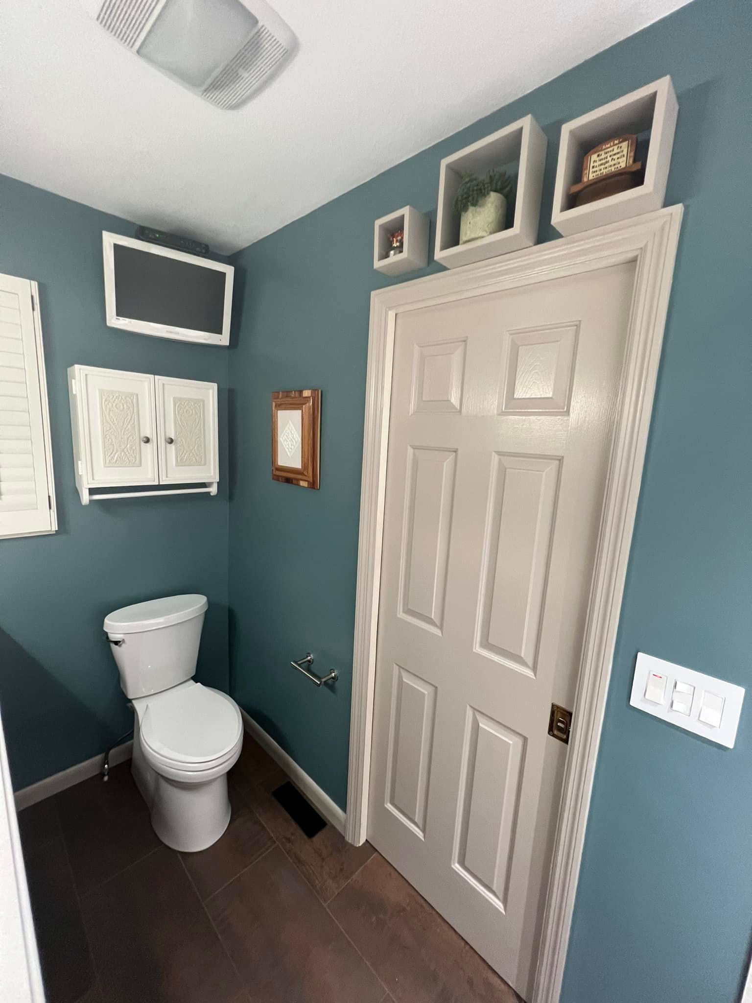 Bathroom construction project