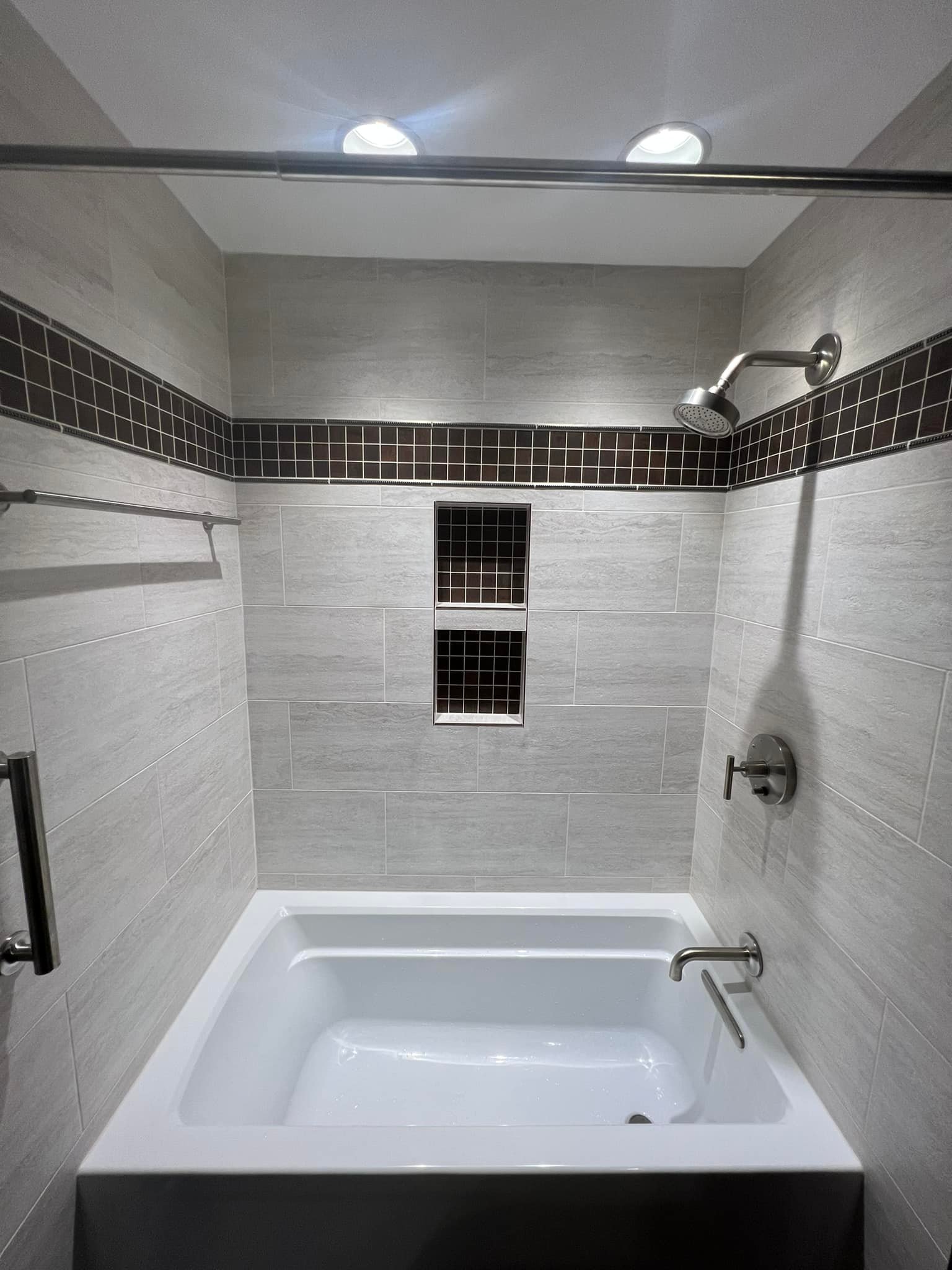 Bathroom construction project