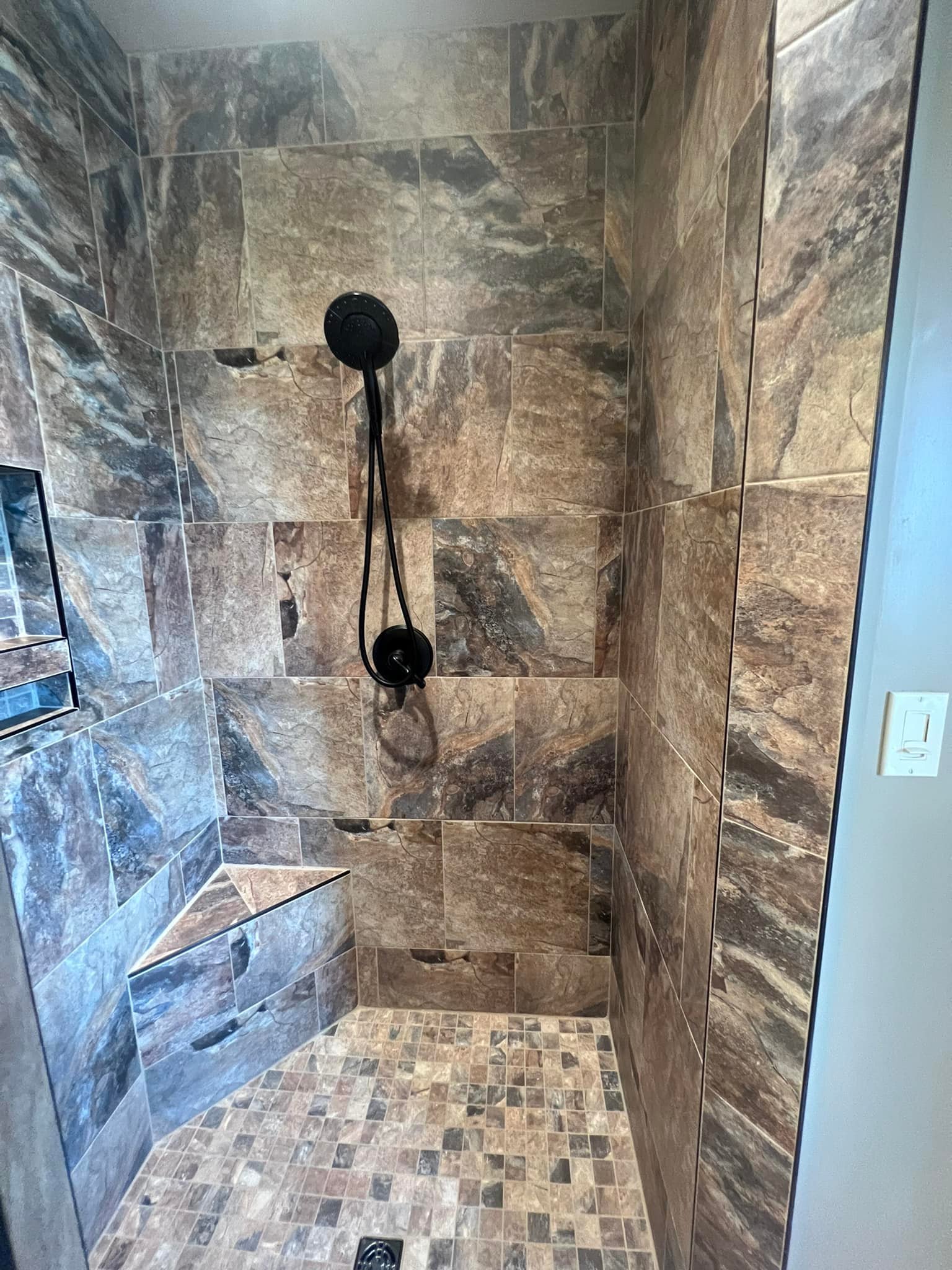 Bathroom construction project