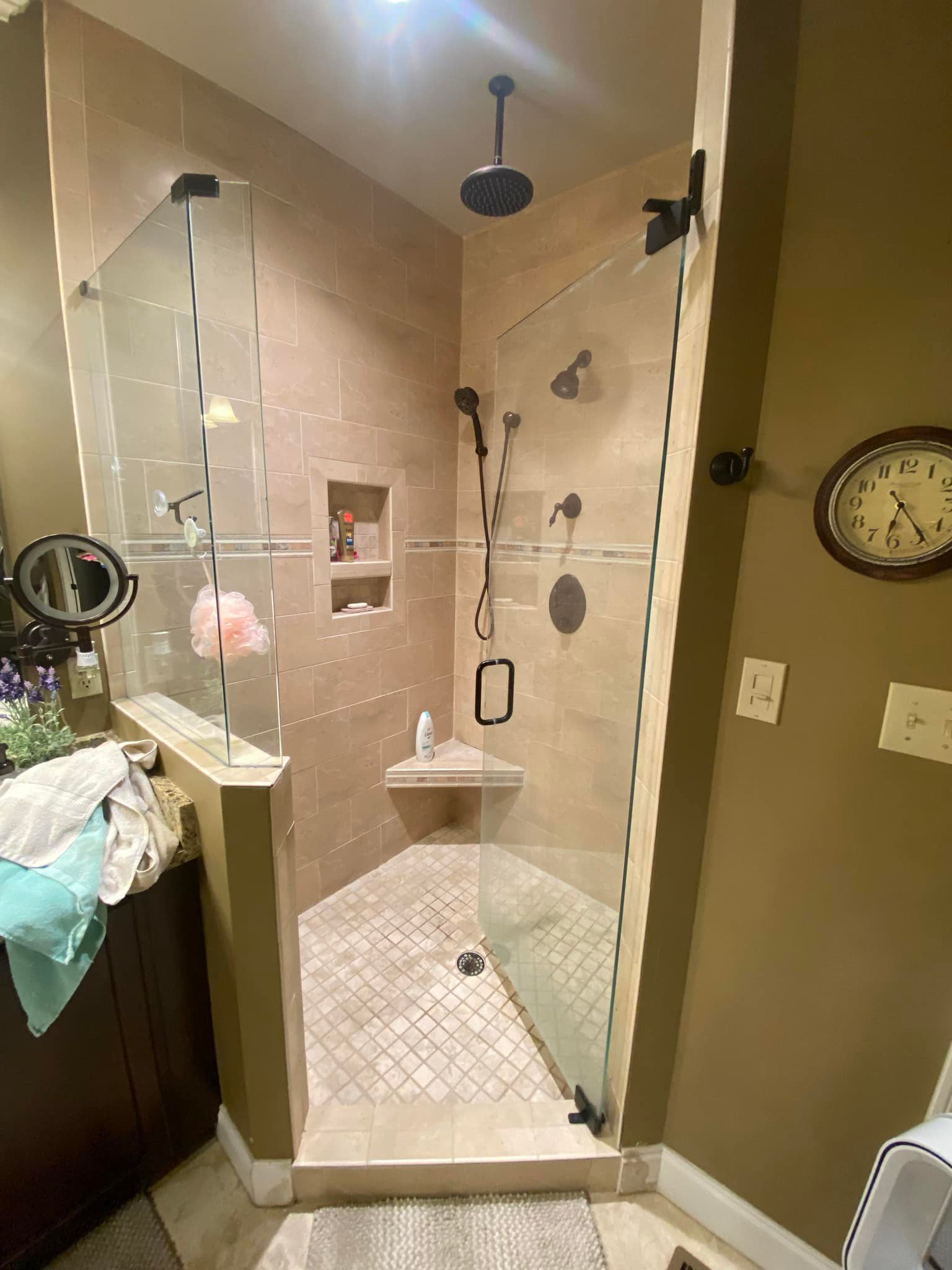 Bathroom construction project