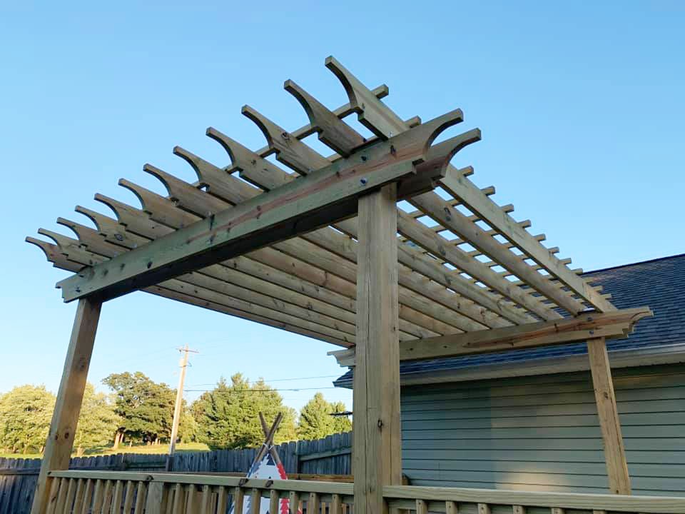 Home deck building project
