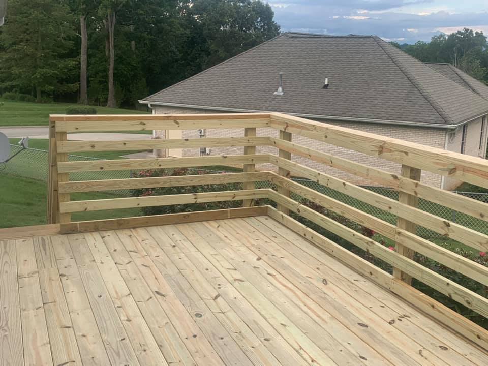 Home deck building project