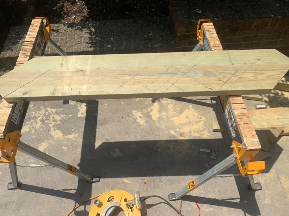 Home deck building project