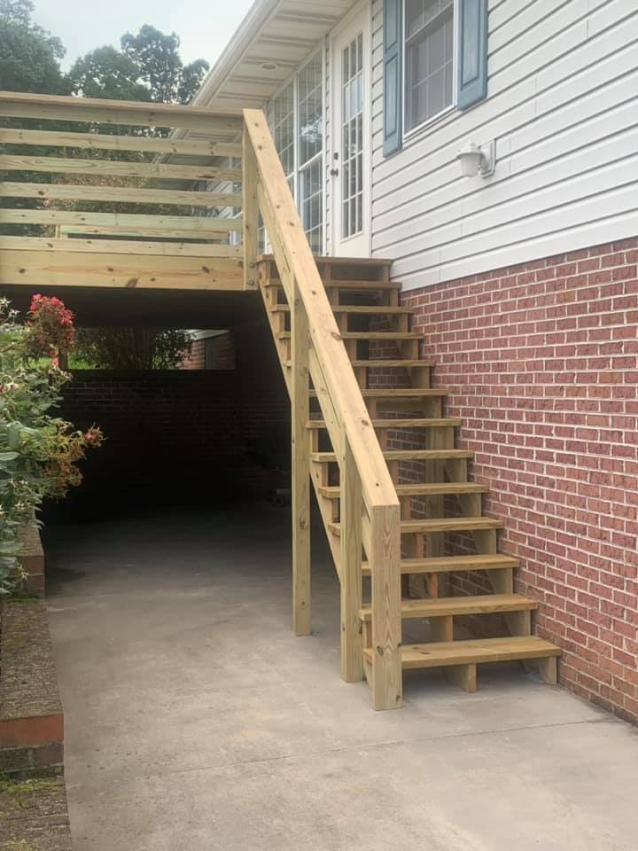 Home deck building project
