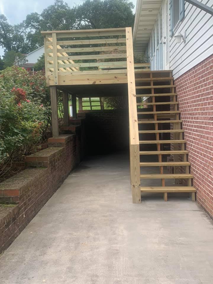 Home deck building project