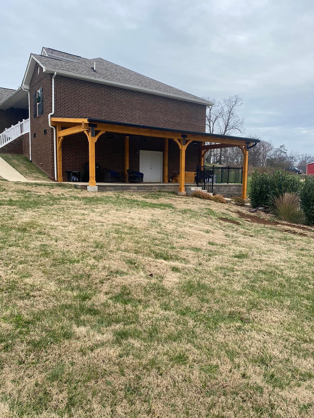 Home deck building project